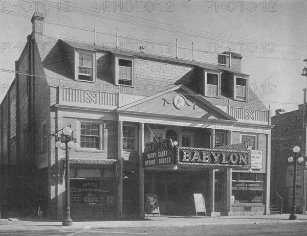 The Babylon Theatre, Babylon, New York, 1925. Artist: Unknown.