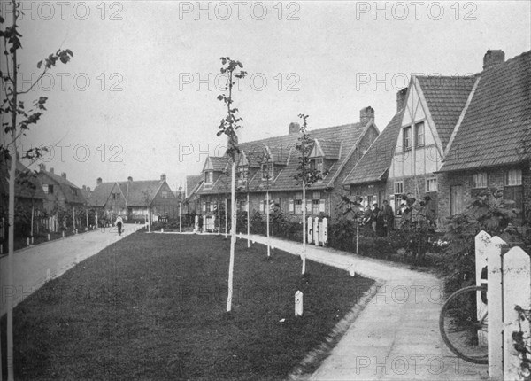 Ligy, garden suburb for working people, built at Ypres, Belgium, by the ORD, 1926. Artist: Unknown.