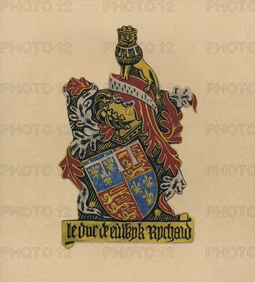 'Plate LXXXIII - Sir Richard Plantagenet, Duke of York, K.G. 1475-1483', 1872. Artist: Unknown.