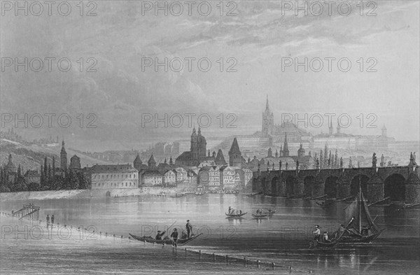 'Prague', c1850. Artist: Albert Henry Payne.