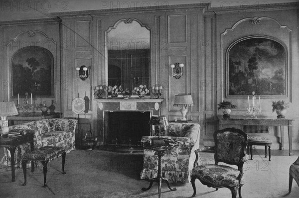 Drawing room, house of Charles H Sabin, New York, 1922. Artist: Unknown.