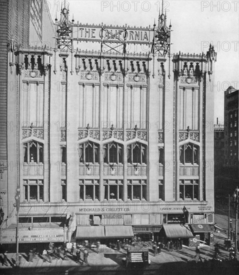 The California Theatre, San Francisco, California, 1922. Artist: Unknown.