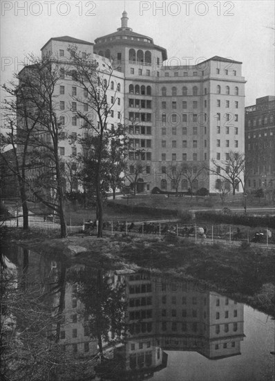 General view from Central Park, Fifth Avenue Hospital, New York City, 1922. Artist: Unknown.