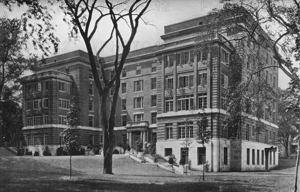 Jane Frances Brown Building for Private Patients, Rhode Island Hospital, Providence, 1922. Artist: Unknown.