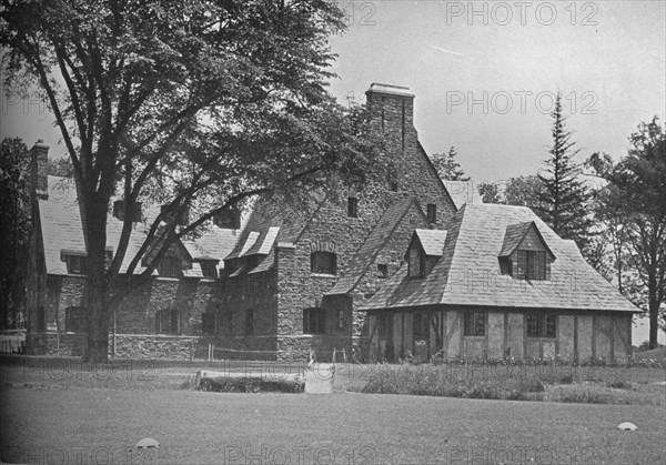 Elevation overlooking the 10th tee, West Course, Winged Foot Golf Club, Mamaroneck, New York, 1925. Artist: Unknown.