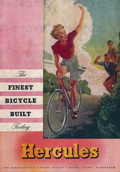 'Hercules - The Finest Bicycle Built', c1930. Artist: Unknown.