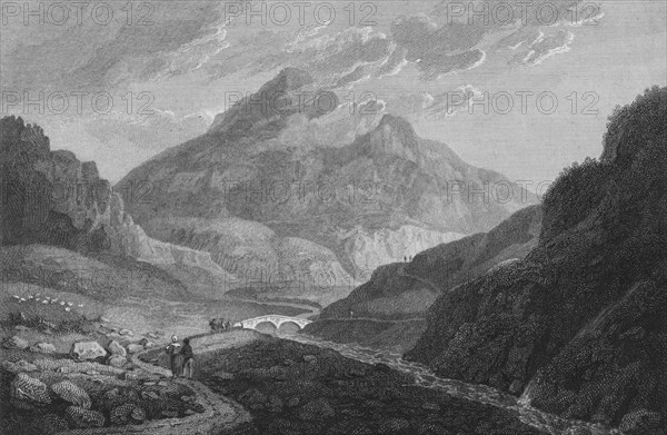 'A View of Ben Eim', 1813. Artist: Samuel Middiman.