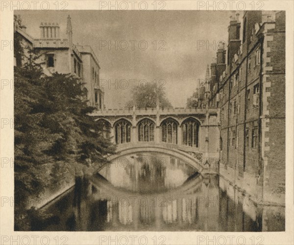 'St. John's Bridge of Sighs', 1923. Artist: Unknown.