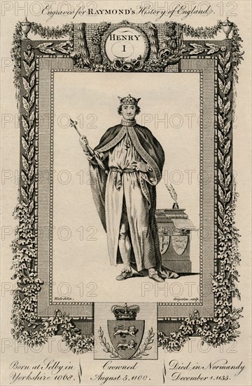 'Henry I', (1068-1135), c1787. Artist: Unknown.