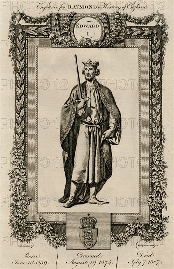 'Edward I', (1239-1307), c1787. Artist: Unknown.