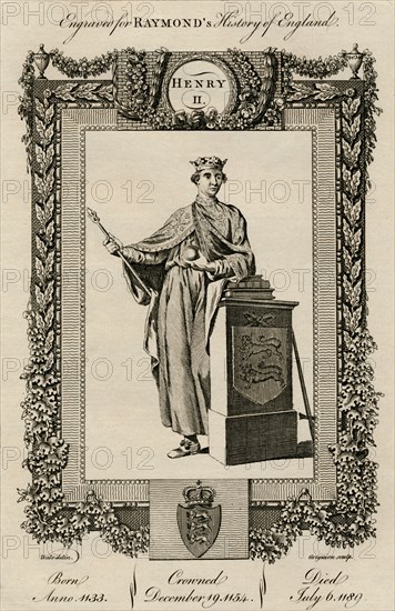 'Henry II', (1133-1189), c1787. Artist: Unknown.