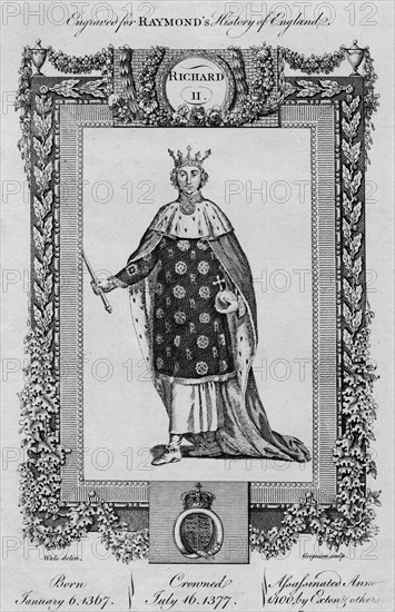 'Richard II', (1367-1400), c1787.  Artist: Unknown.