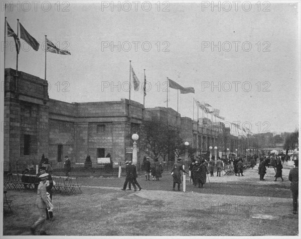 General view of the Palace of Engineering, British Empire Exhibition, Wembley, London, 1924. Artist: Unknown.