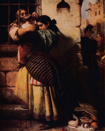 'The Prison Window', 1857, (1917). Artist: John Phillip.