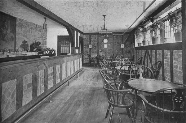 English bar in the basement, Hotel Royal Bermudiana, Hamilton, Bermuda, 1924. Artist: Unknown.
