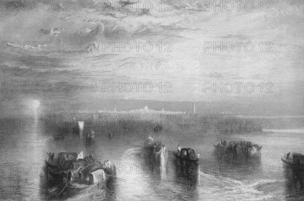 'The approach to Venice', 1844, (1917). Artist: JMW Turner.