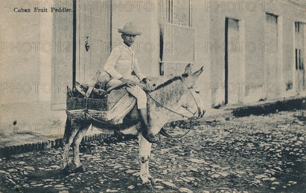 'Cuban Fruit Peddler', c1908. Artist: Unknown.