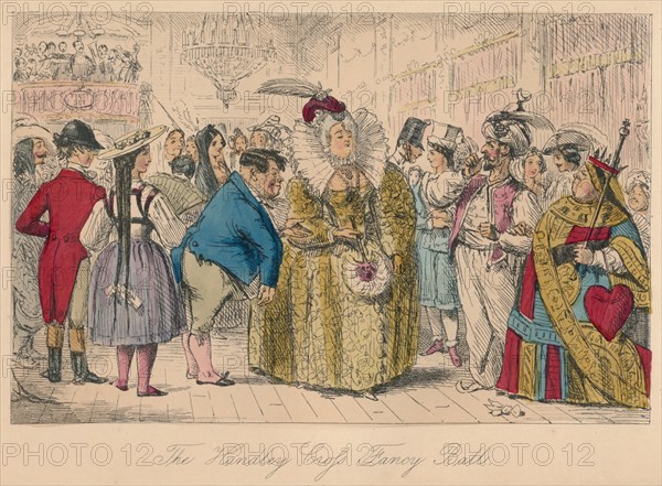 'The Handley Cross Fancy Ball', 1854. Artist: John Leech.