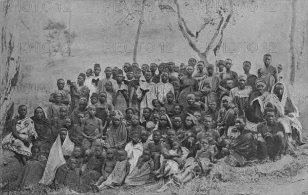 'Christians at Kisokwe', 1901. Artist: Unknown.