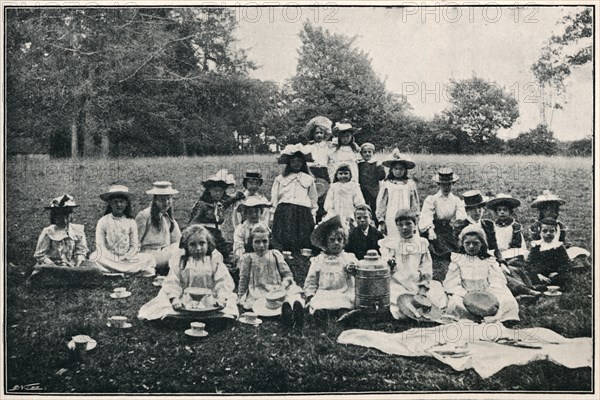 'The Little Londoners Whom Our Bairns sent to the Country', 1901. Artist: Unknown.