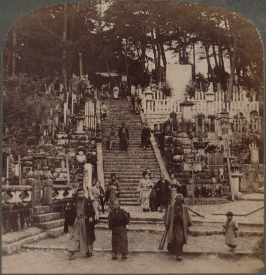 ''Where faithful Buddhist lie at rest-cemetery near Kurodani monastery, Kyoto, Japan', 1904. Artist: Unknown.