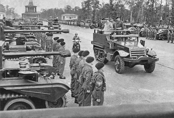 'British Victory Parade in Berlin, July, 1945', 1945 (1955). Artist: Unknown.