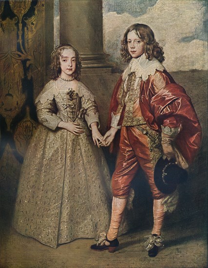 'William II, Prince of Orange, and his Bride, Mary Stuart', 1641 (c1927). Artist: Anthony van Dyck.