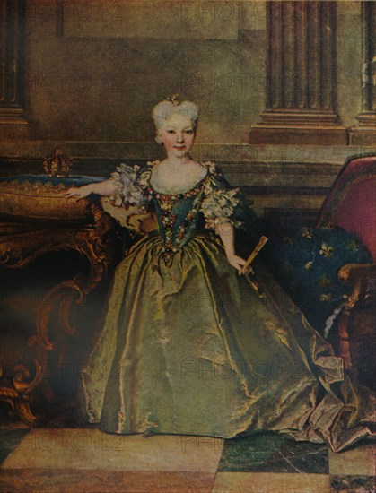 'Maria Ana Victoria de Borbon y Farnesio', 1724 (c1927). Artist: Nicolas de Largilliere.