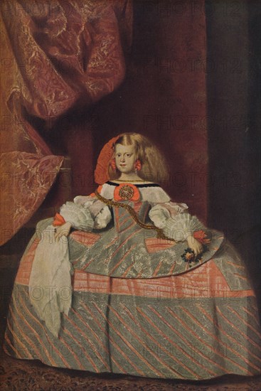 'Retrato de la Infanta Dona Margarita', (Portriat of Infanta Margarita Teresa), 1660, (c1934). Artist: Diego Velasquez.