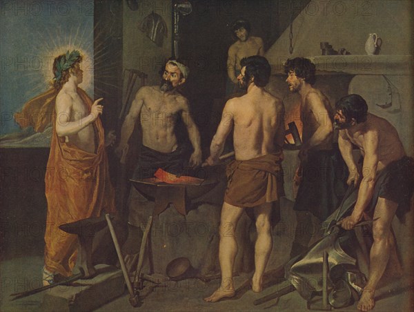 'La Fragua De Vulcano', (Apollo in the Forge of Vulcan), 1629, ( c1934). Artist: Diego Velasquez.