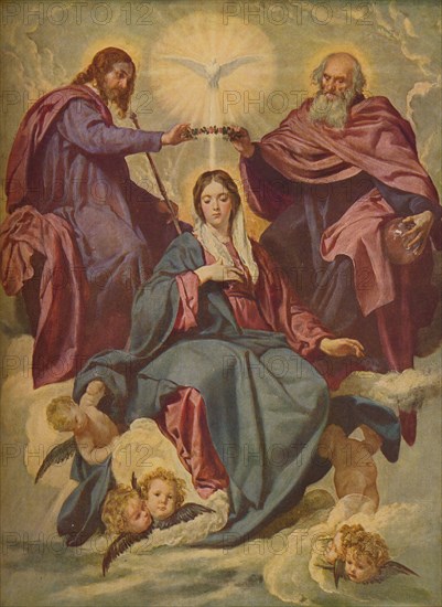 'La Coronacion de la Virgen', (Coronation of the Virgin ), 1635-1648, (c1934). Artist: Diego Velasquez.