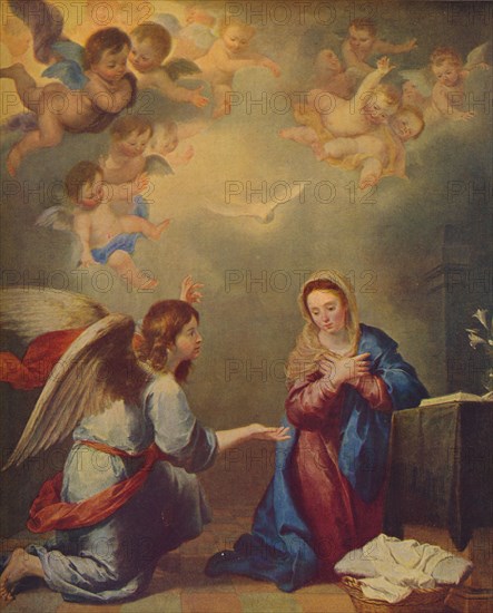 'La Anunciacion', (The Annunciation), 1660, (c1934). Artist: Bartolomé Esteban Murillo.