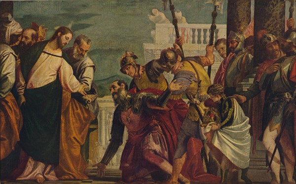 'Jesus Y El Centurio De Cafarnaun', (Jesus and the Centurion), 1571, (c1934). Artist: Paolo Veronese.