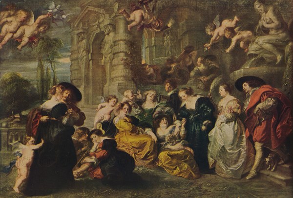 'El Jardin Del Amor', (The Garden of Love), 1633, (c1934). Artist: Peter Paul Rubens.