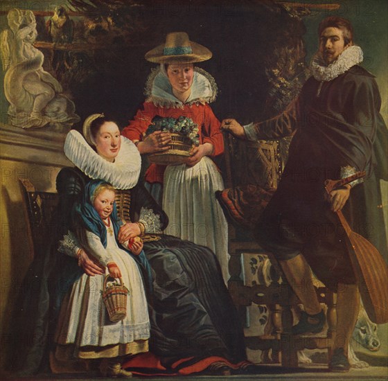 'Retrato de Familia', (Painter's Family), 1612-1622, (c1934). Artist: Jacob Jordaens.