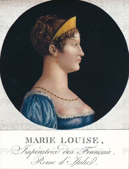 Marie Louise, Empress of the French, Queen Consort of Italy', c19th century (1912) Artist: Unknown.