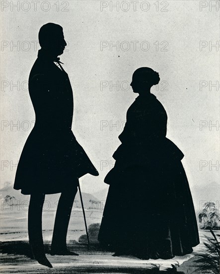 'Queen Victoria and Lord Melbourne', 1911. Artist: George Atkinson.