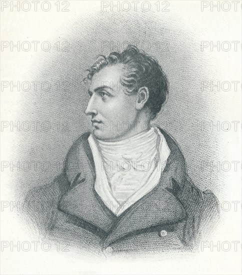 'Byron', c1800, (1911). Artist: Richard Westall.