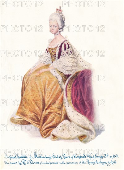 'Sophia Charlotte of Mecklenburgh Strellitz, Queen of England, Wife of George 3rd', 1911. Artist: Unknown.