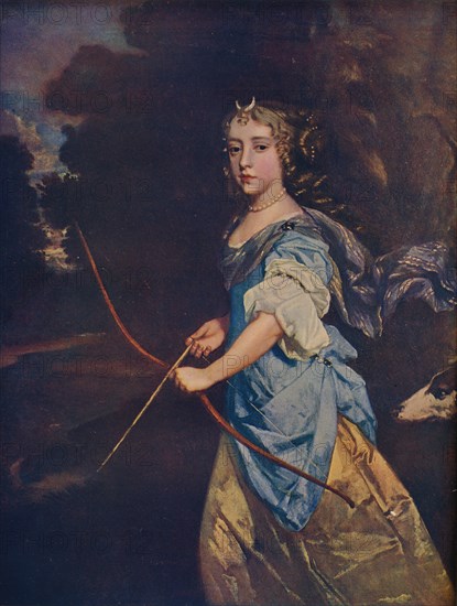 'Madame Jane Kelleway as Diana, 17th century, (1910). Artist: Peter Lely.