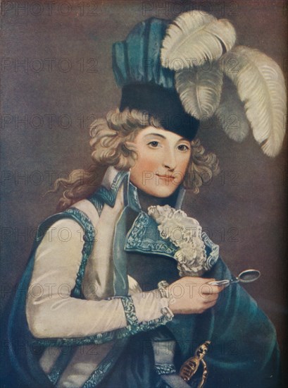 'Mrs. Jordan in the Character of Hypolita, c1791, (1910). Artist: John Jones.