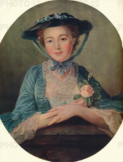 'Mlle. Doré - French School', c1760, (1910). Artist: Francois Hubert Drouais.