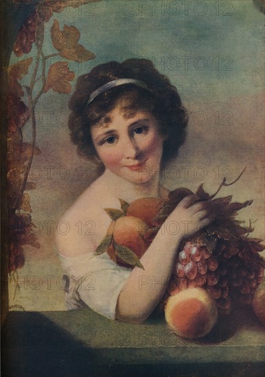 'Girl With Fruit', c1780, (1910). Artist: Matthew William Peters.
