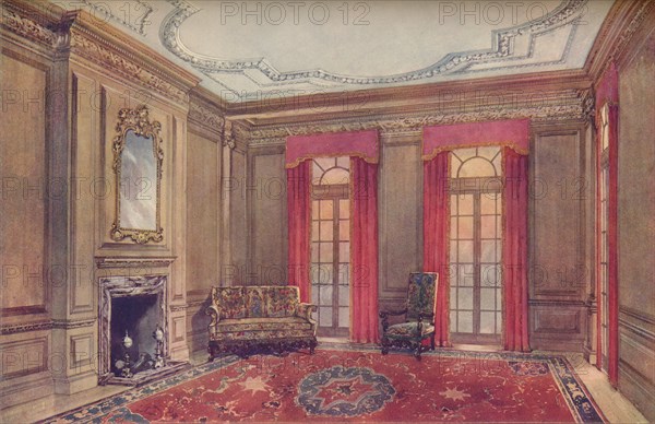 'Queen Anne Interior, with Elizabethan Chairs', 18th century, (1910). Artist: Unknown.