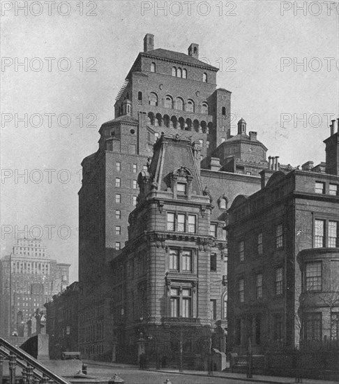 The Fraternity Clubs Building from Madison Avenue, New York City, 1924. Artist: Unknown.