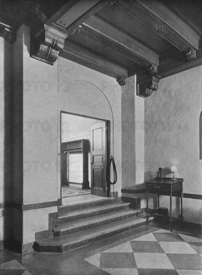 Entrance to south-east dining room, the Fraternity Clubs Building, New York City, 1924. Artist: Unknown.