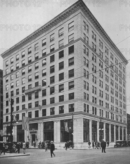 General view of an office building, 1924. Artist: Unknown.