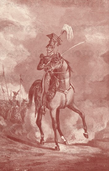 'Officer, 9th Lancers', c1825 (1909). Artist: Henry Thomas Alken.