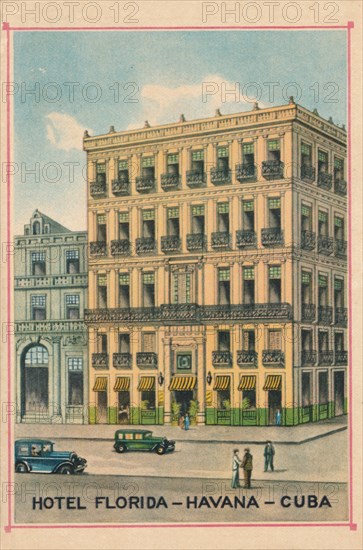 'Hotel Florida - Havana - Cuba', c1910. Artist: Unknown.