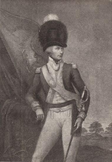 'Lieut.-Colonel Cox, Bloomsbury Volunteers', 18th century, (1909). Artist: Francesco Bartolozzi.